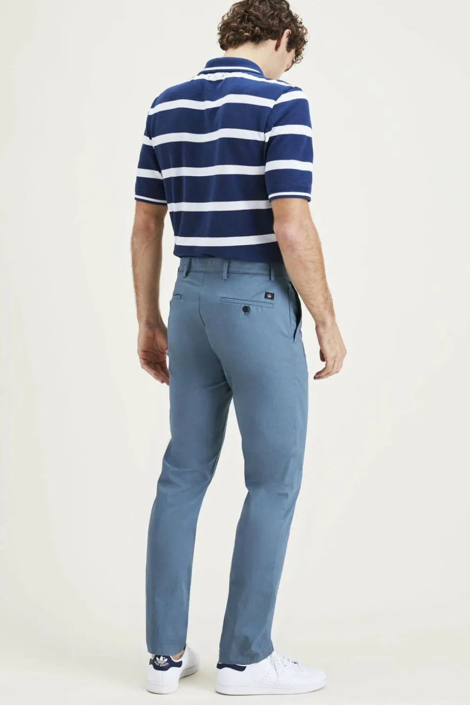 Dockers Calças chino corte slim Smart 360 Flex Alpha Azul Best