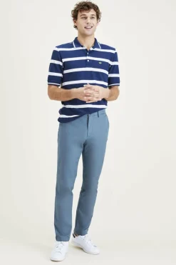 Dockers Calças chino corte slim Smart 360 Flex Alpha Azul Best