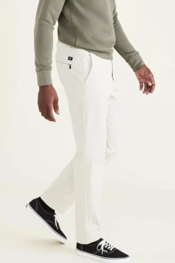Dockers Calças corte slim Smart 360 Flex Alpha caqui Ecru Discount