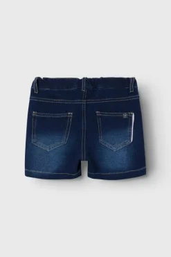 Name it Calças curtas denim para menina azul Online