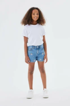 Name it Calças curtas menina denim azul Outlet