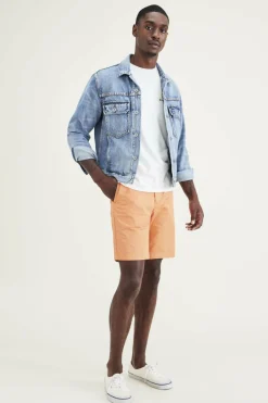Dockers Calças curtas Supreme Flex Modern chino Laranja Best