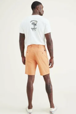 Dockers Calças curtas Supreme Flex Modern chino Laranja Best