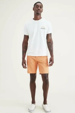 Dockers Calças curtas Supreme Flex Modern chino Laranja Best