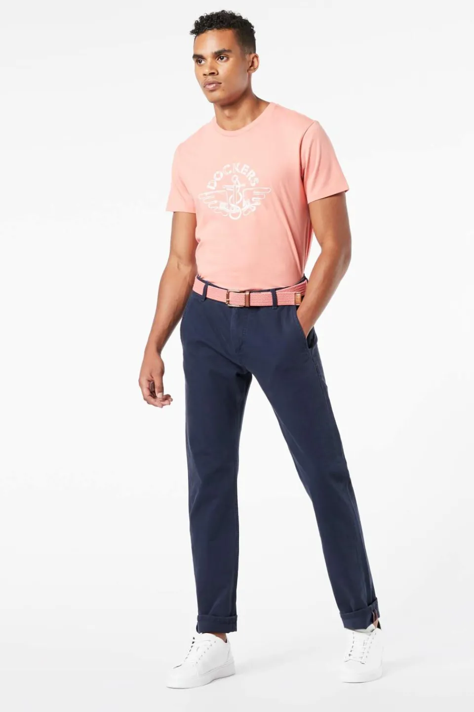 Dockers Calças ® 360 Flex™ Chino slim Azul New