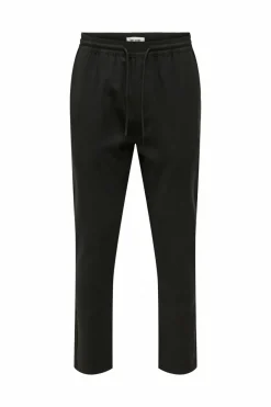 Only & Sons Calças fluidas bainha ajustada Discount
