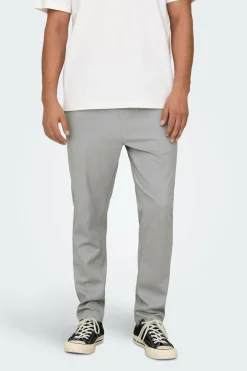 Only & Sons Calças fluidas bainha ajustada Discount