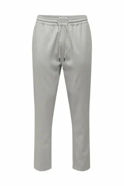 Only & Sons Calças fluidas bainha ajustada Discount
