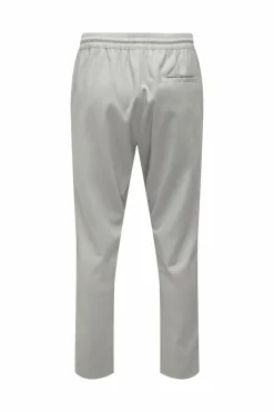 Only & Sons Calças fluidas bainha ajustada Discount