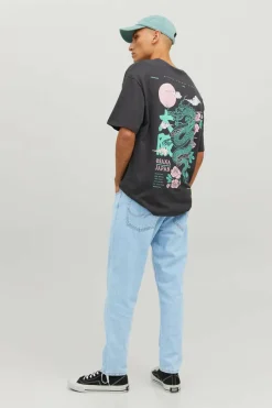 Jack & Jones Calças jeans Frank claro cropped azul Discount