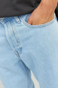 Jack & Jones Calças jeans Frank claro cropped azul Discount