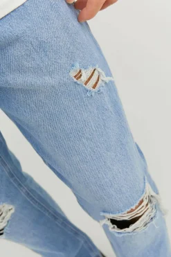 Jack & Jones Calças jeans Frank cropped azul Fashion