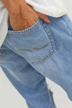 Jack & Jones Calças jeans Frank cropped azul Fashion