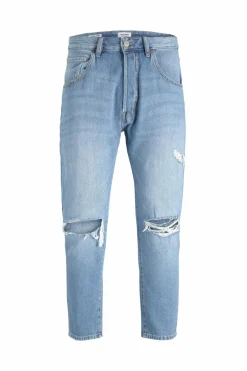 Jack & Jones Calças jeans Frank cropped azul Fashion