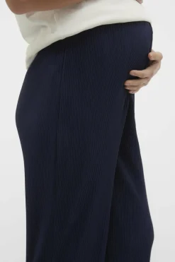 Mamalicious Calças maternity corte regular azul Outlet