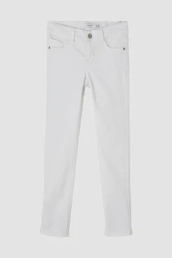 Name it Calças slim menina branco Fashion