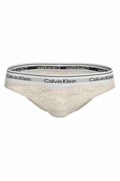 Calvin Klein Calcinha estampada CK cru Fashion