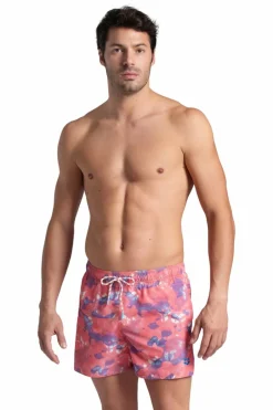 Arena Calções de banho para homem Allover borgonha Fashion