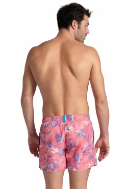 Arena Calções de banho para homem Allover borgonha Fashion