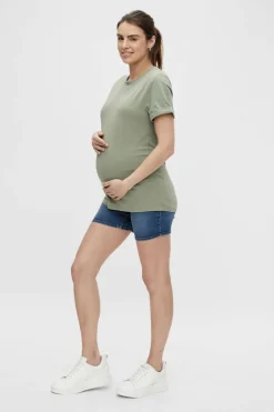 Mamalicious Calções de ganga maternity azul Outlet