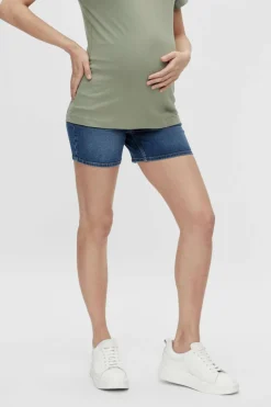 Mamalicious Calções de ganga maternity azul Outlet