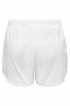 Only Play Calções de malha desportiva branco Fashion