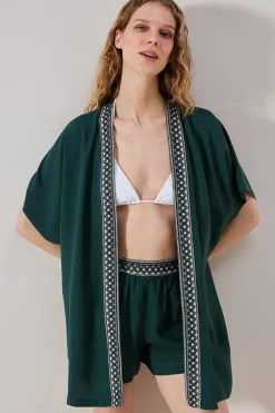 Penti Calções de praia s verde Fashion