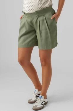 Mamalicious Calções de Tencel maternity verde Best