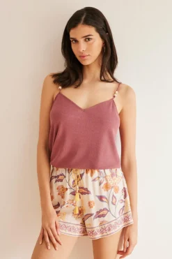 Women'secret Calções viscose paisley estampado Outlet
