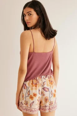 Women'secret Calções viscose paisley estampado Outlet
