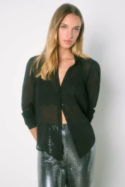 High Spirits Camisa "Amante" preto Sale