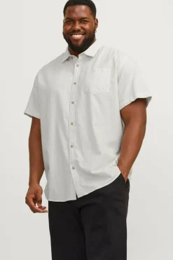 Jack & Jones PLUS Camisa com gola mao Clearance