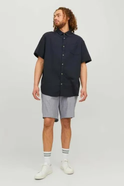 Jack & Jones PLUS Camisa com gola mao Clearance
