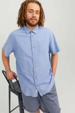 Jack & Jones PLUS Camisa com gola mao Clearance