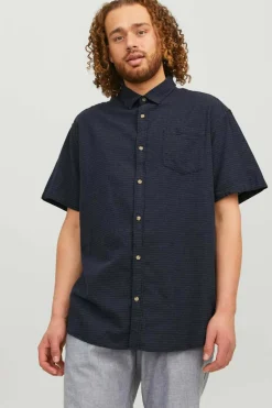 Jack & Jones PLUS Camisa com gola mao Clearance