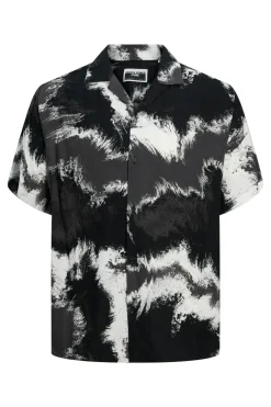Jack & Jones PLUS Camisa com gola resort cinzento Online
