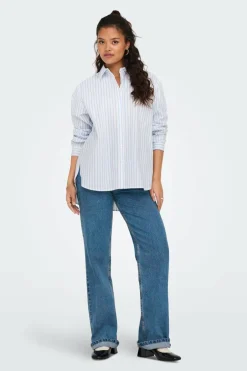 JDY Camisa de algodão branco New
