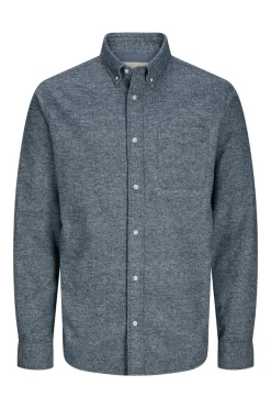 Jack & Jones PLUS Camisa de flanela Comfort fit Plus azul Hot
