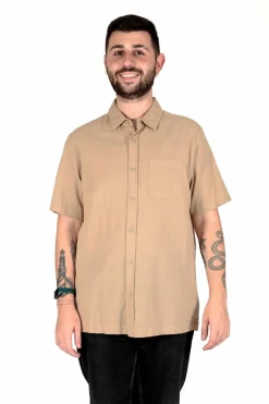 Brave Soul Camisa de manga curta com bolso New