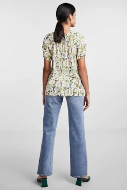 Pieces Camisa de mujer cru Online