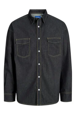 Jack & Jones Camisa denim grande azul Clearance