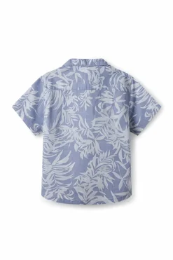 Springfield Kids Camisa flores menino azul Fashion