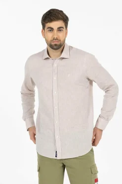 elPulpo Camisa linho e algodão logo Outlet