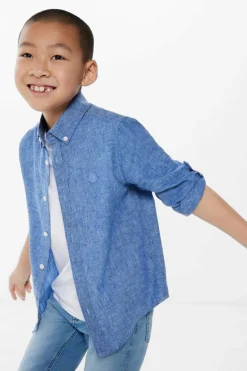 Springfield Kids Camisa linho menino New