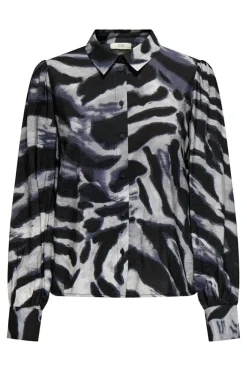 JDY Camisa manga comprida estampada cinzento Hot