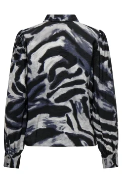 JDY Camisa manga comprida estampada cinzento Hot
