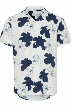 Blend Camisa Manga Curta Estampada azul Sale