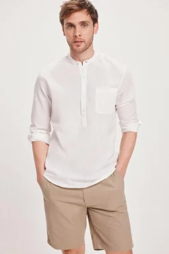 Milano Camisa Mao Polo Branco Sale