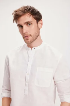 Milano Camisa Mao Polo Branco Sale