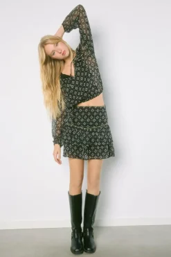 High Spirits Camisa Maya preto Discount
